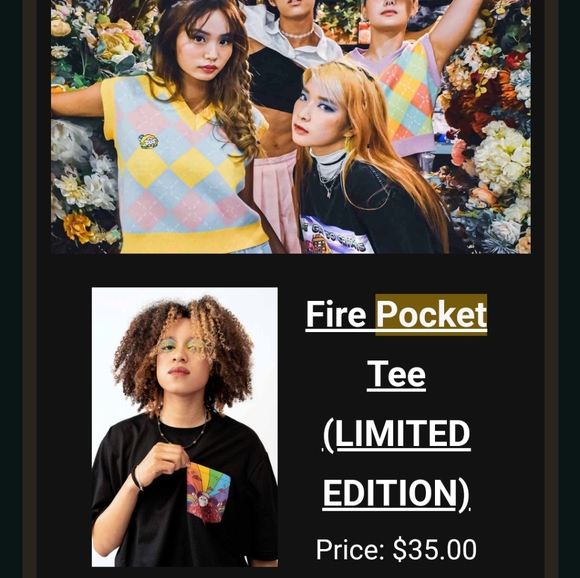 Paws of Pride LE Fire Pocket tee - Picture 2 of 6